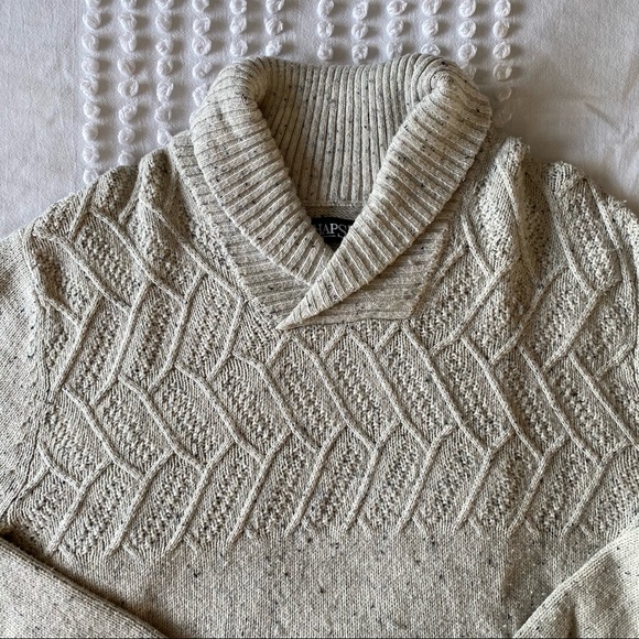 Chaps Medium Shawl Sweater - Picture 4 of 6